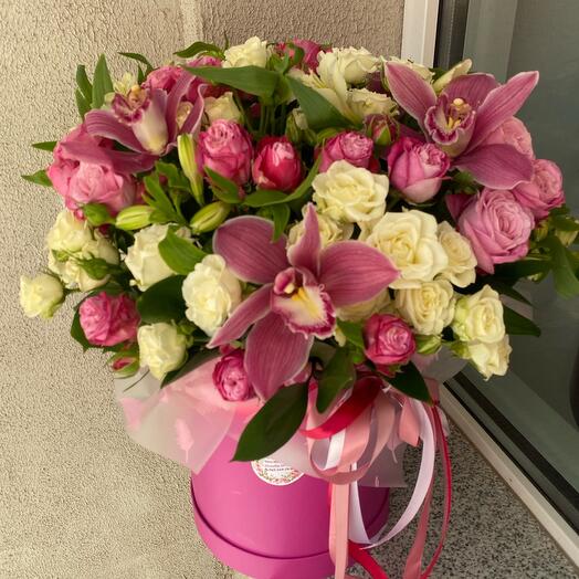 A box of orchids
