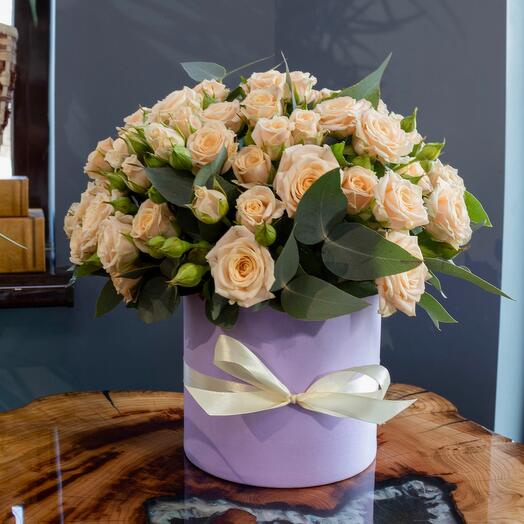 Flowers in a "Compliment" box