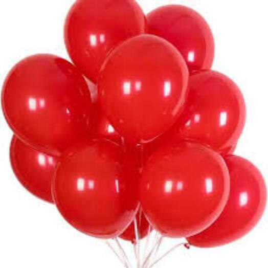 15 red balloons