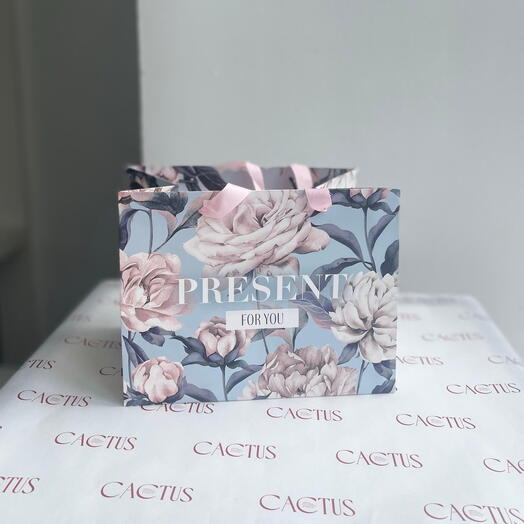 Пакет подарочный «PRESENT FOR YOU»
