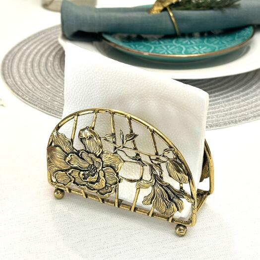 Подарочная салфетница "Магнолия" в транспортной коробке