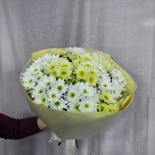 Букет из хризантемы кустовой сорт радость