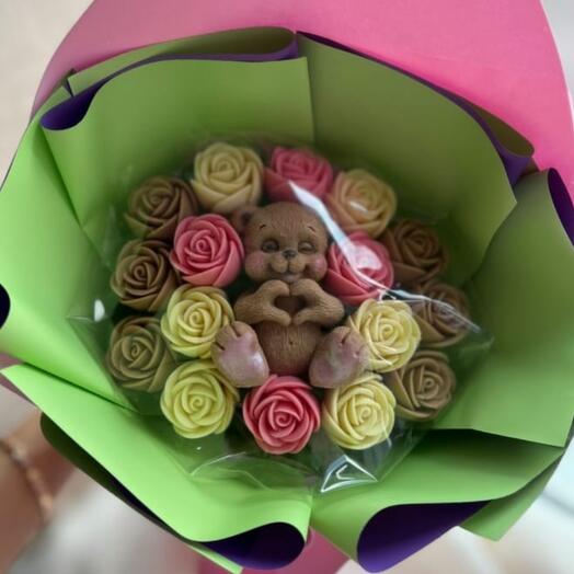 Teddy bear in chocolate)))