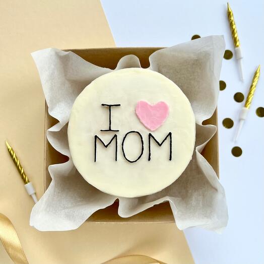 Бенто торт «i love mom», на день рождения, на подарок, маме/мамочке/мамуле