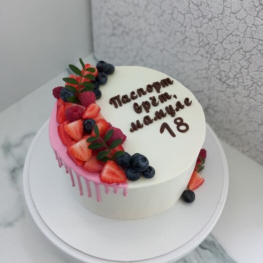 Торт Черничный для мамы