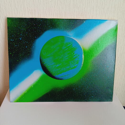Blue and Green Planet