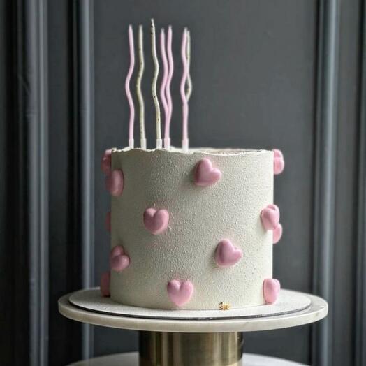 Торт Розовая нежность