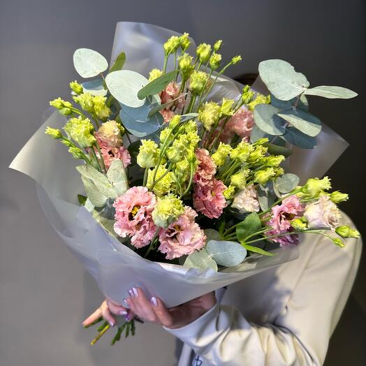 Bouquet "Brut" (eustoma / lisianthus)