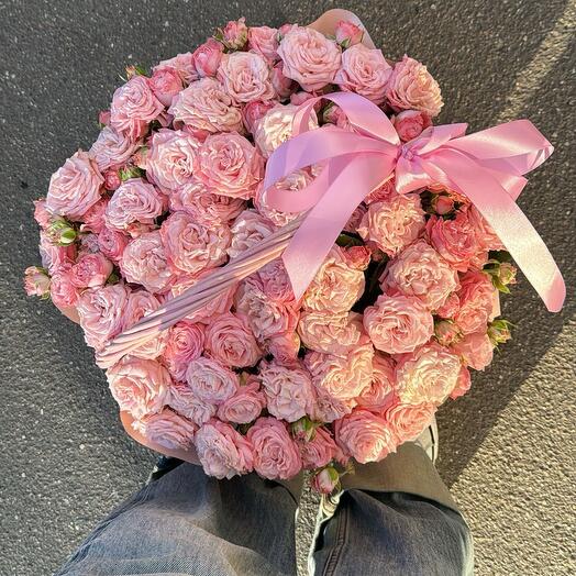 Basket with flowers