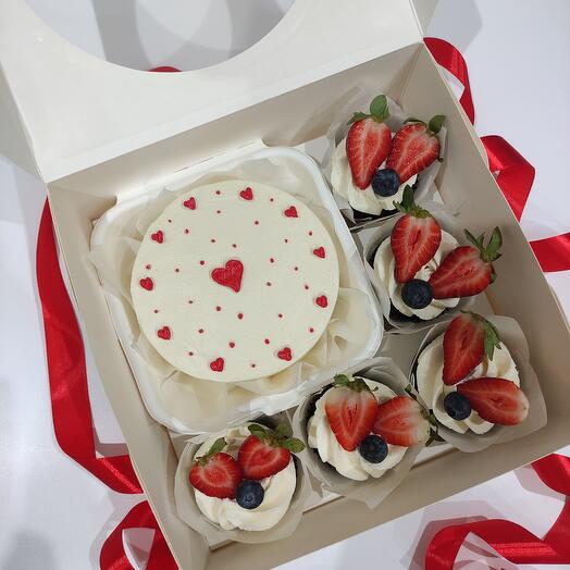 Juego de Bento y cupcakes para tu amada, mamá, amada