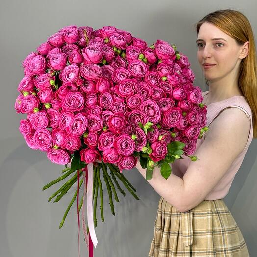 Кустовые розы 29 веток  🩷🌸 / цветы с доставкой