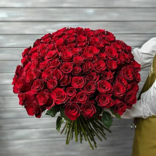 КРАСНЫЕ РОЗЫ 101 шт 🌹