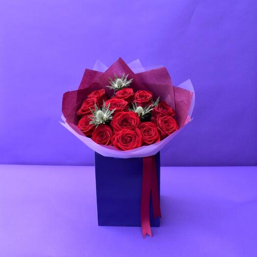 12 Red Roses (as pictured)