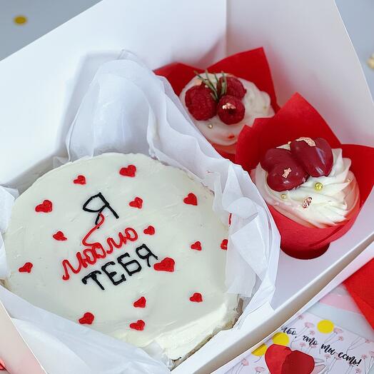 Bento and cupcakes for February 14th