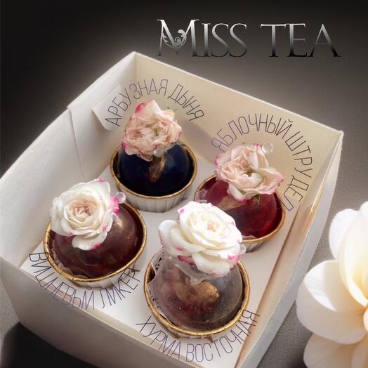 Чайный набор хрустальных бомбочек "Miss Tea"
