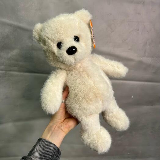 Мягкая игрушка Белый медвежонок Тёпа 25см