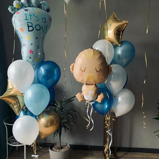 Набор шаров коллекции Я родился💙