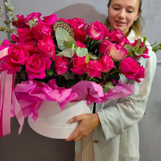 Цветы в коробке