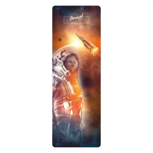 Коврик для йоги Поехали Space Collection из замши и каучука
