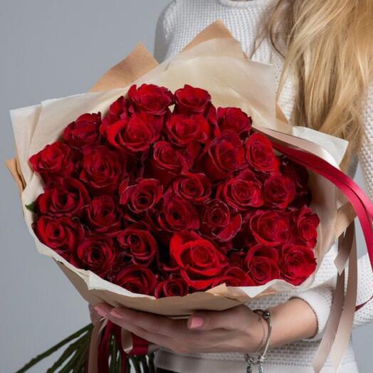 🌺Букет из 35 красных роз