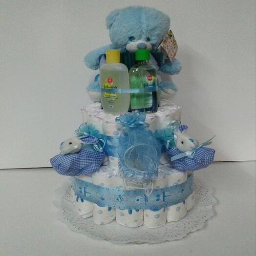 Tarta de panales "azul"