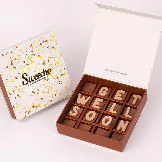 Get Well Soon Chocolates By Sweecho
