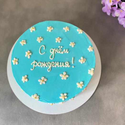Торт 1 кг на день рождения Ромашки