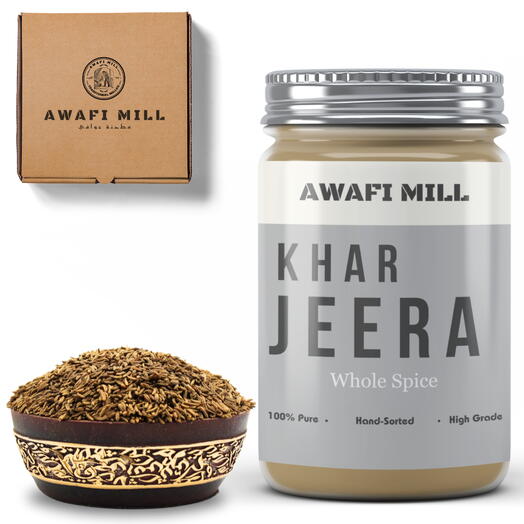 AWAFI MILL Khar Jeera | Kali Jeeri | Shahi jeera - Bottle of 100 Gram