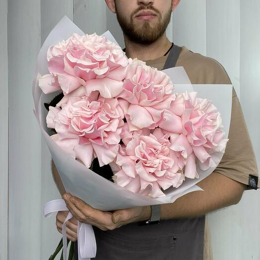 Зефирный букет французских роз