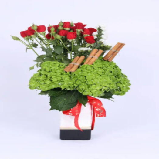 Christmas Jolly Flower Vase