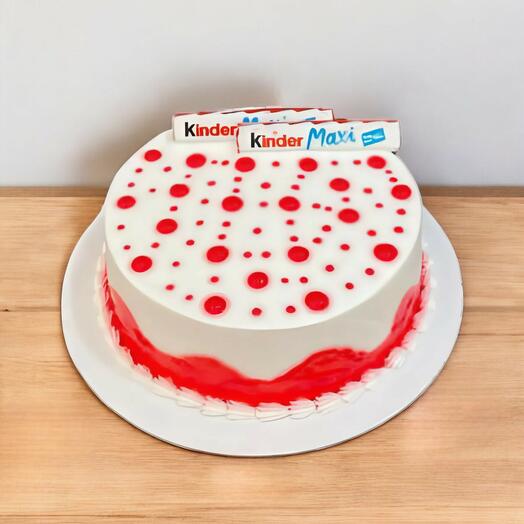 Kinder Cake - Kinder Chocolate   Vanilla Sponge with Cream Filling