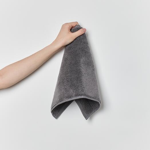 Полотенце махровое 30х50см 500гр Metal coal (Графит)