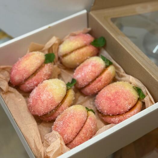 Печенье песочное персики