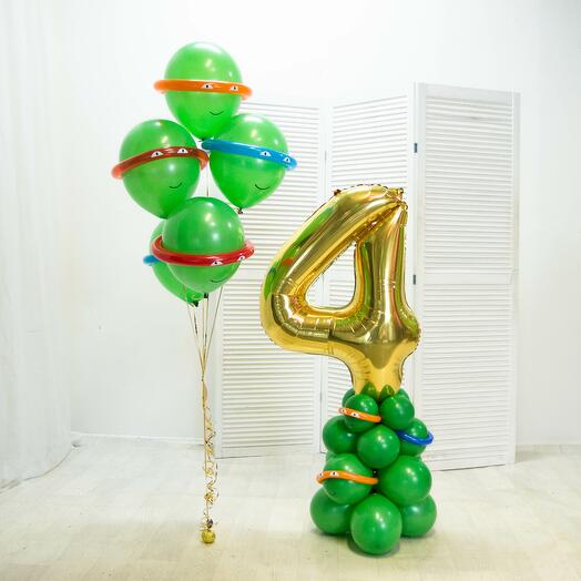 A. A set of "Turtle" balls