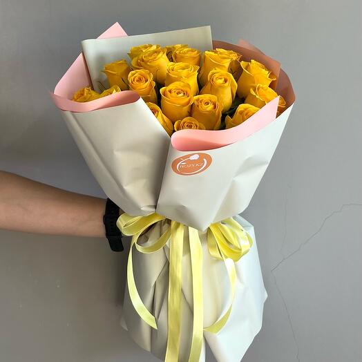 Букет из 21 роз 50 см (10.87)