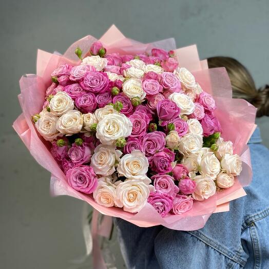 Шикарные пионовидные розы 💜