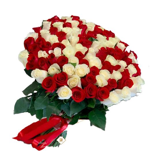 Sweetie - 100 Mixed Roses Bunch