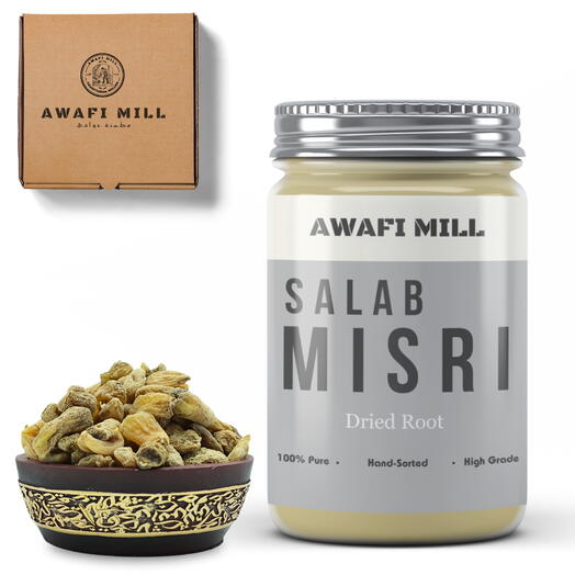 AWAFI MILL Salab Misri | Orchis latifolia - Bottle of 100 Gram