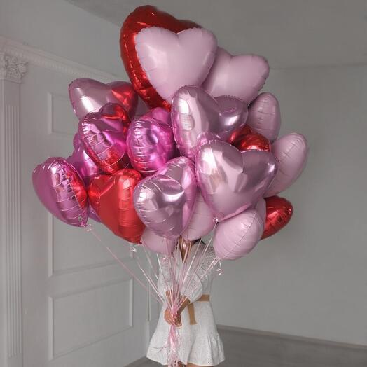Сет шаров "От всего сердца" 29+1