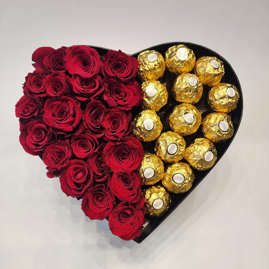 Red Roses and Chocolate Box