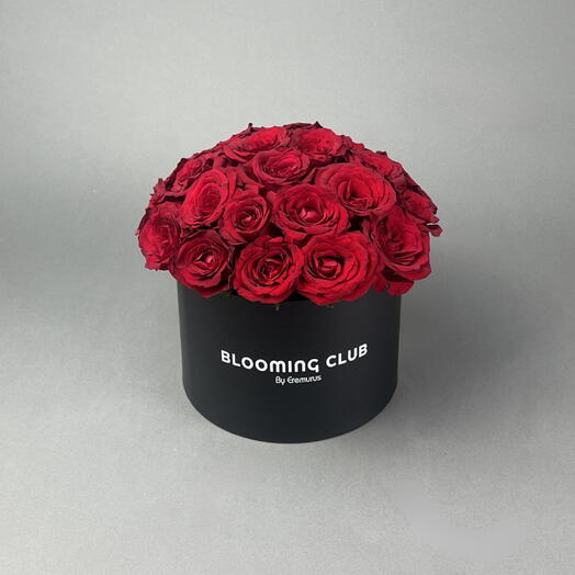 Mono Red Roses Box