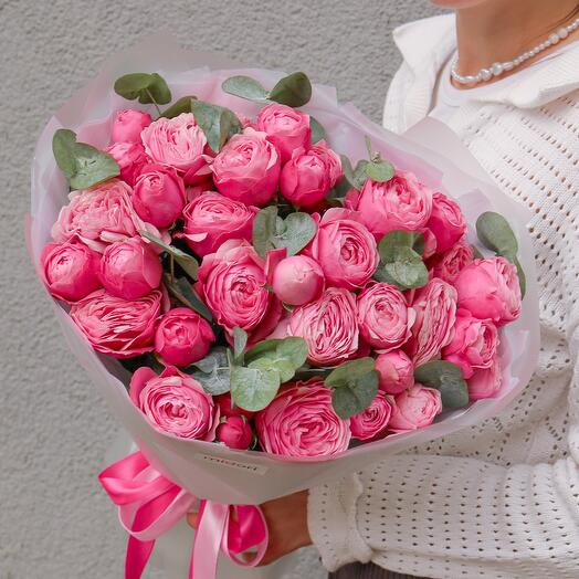 Пионовидные розы Сильва 9 💞