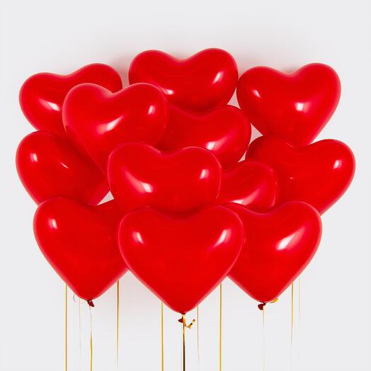 Nube de corazones 30 cm 50 piezas