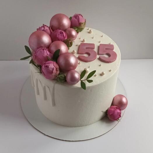 Торт на юбилей маме, жене, бабушке