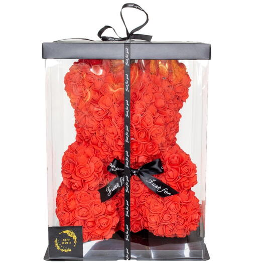 Luxurious teddy bear flower artificial