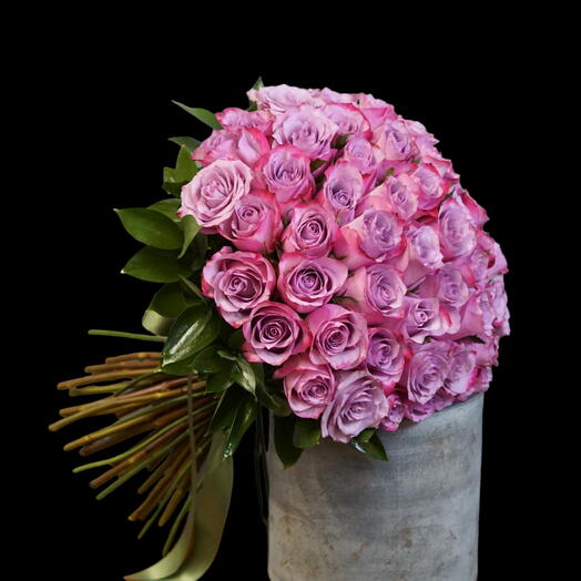 BOUQUET OF 50 LILA ROSES