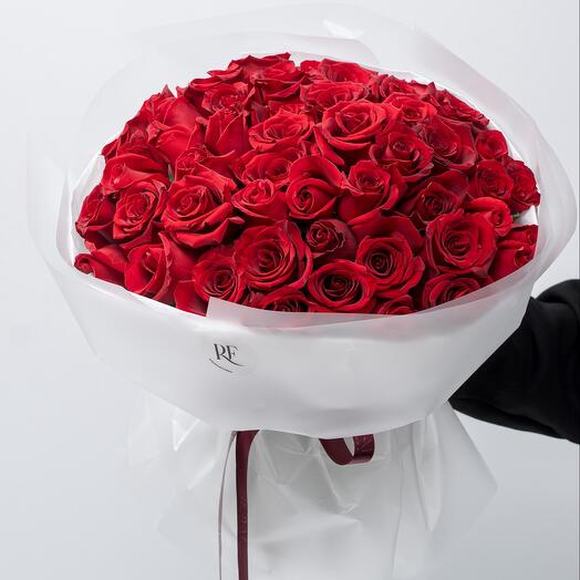 Букет из 51 голландской розы
