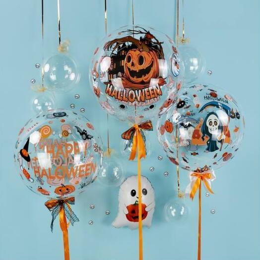 Шарики воздушные на хэллоуин Halloween 10 шт