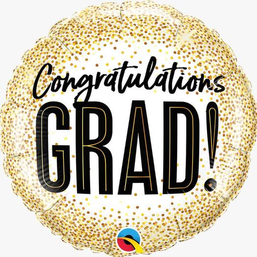 Congratulations Grad! Foil Balloon