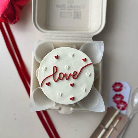Бенто торт love